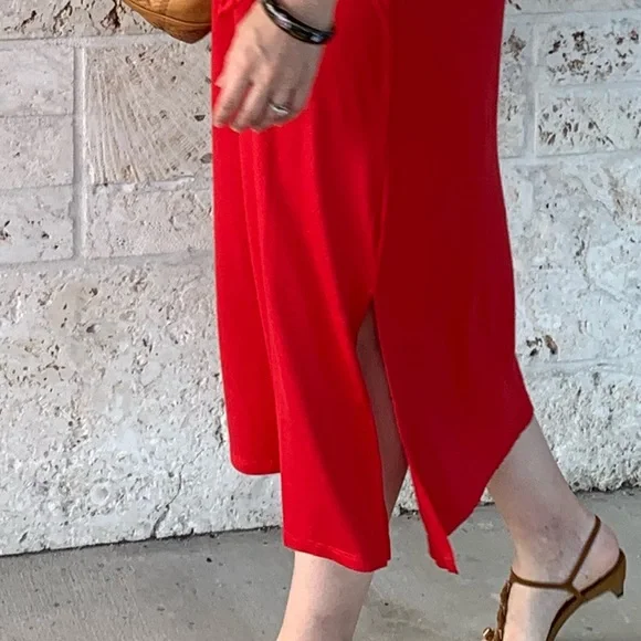 Only 1 Left!💋 NWT Cherry Red Maxi Dress 💋 - Picture 6 of 7